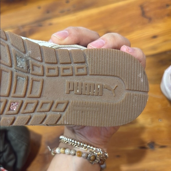 Puma Kids Toddler Slip On Sneakers - Soft Pink Size 7C - Picture 2 of 8